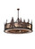 Tall Pines Eight Light Chandelier in Rust,Wrought Iron (57|108302)