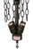 Mahogany Bronze Four Light Inverted Pendant Hardware in Mahogany Bronze (57|106604)