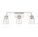 Mbath Three Light Bathroom Vanity Light in Polished Nickel (446|M80044PN)