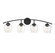 Mbath Four Light Bathroom Vanity Light in Matte Black (446|M80033MBK)