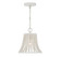 One Light Pendant in Weathered White (446|M70098WW)