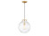 Mmin2 One Light Mini Pendant in Natural Brass (446|M70068NB)