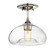 Msemi One Light Semi-Flush Mount in Polished Nickel (446|M60017PN)