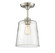 Msemi One Light Semi-Flush Mount in Brushed Nickel (446|M60010BN)