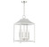 Four Light Pendant in White with Polished Nickel (446|M30009WHPN)