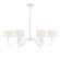 Six Light Chandelier in Bisque White (446|M10092BQW)