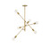 Six Light Chandelier in Natural Brass (446|M10084NB)