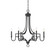 Six Light Chandelier in Matte Black (446|M10083MBK)