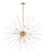 Polaris 16 Light Pendant in Satin Brass (16|28666CLSBR)