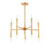 Rome Ten Light Chandelier in Satin Brass (16|24625SBR)