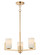 Dart Three Light Chandelier in Satin Brass (16|21285SWSBR)