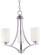 Deven Three Light Chandelier in Satin Nickel (16|20033SWSN)