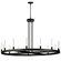 Ovation LED Chandelier in Black (16|16168CRBK)