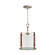 Sausalito One Light Pendant in Weathered Zinc / Brown Suede (16|16133FTWZBSD)