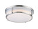 Rogue E26 Two Light Flush Mount in Satin Nickel (16|10272WTSN)