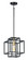 Liner One Light Pendant in Black / Satin Brass (16|10246BKSBR)