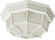 Crown Hill Two Light Outdoor Ceiling Mount in White (16|1020WT)