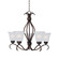 Basix Five Light Chandelier in Oil Rubbed Bronze (16|10125FTOI)