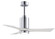 Patricia 42''Ceiling Fan in Polished Chrome (101|PA3-CR-MWH-42)