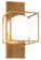 Squircle One Light Wall Sconce in Aged Gold Brass (423|S03811AG)