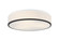 Echo Three Light Ceiling Mount in Matte Black (423|M15803MB)