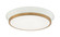 Jaxx Two Light Ceiling Mount in White / Aged Gold Brass (423|M11202WHAG)