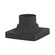 Outdoor Pier Mount Adapters Pier Mount Adapter in Textured Black (107|7507-14)