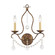 Chesterfield Two Light Wall Sconce in Hand Applied Venetian Golden Bronze (107|6422-71)