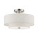 Meridian Two Light Semi-Flush Mount in Brushed Nickel (107|51083-91)