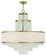 Prescott Eight Light Chandelier in Hand Applied Winter Gold (107|50788-28)