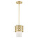 Calinda One Light Mini Pendant in Soft Gold (107|49861-33)