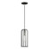 Glenbrook One Light Pendant in Black w/Brushed Nickel (107|49713-04)