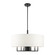 Meridian Seven Light Chandelier in Black w/ Brushed Nickels (107|49376-04)