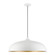 Amador Three Light Pendant in Shiny White w/Polished Chrome (107|49234-69)