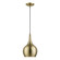 Andes One Light Mini Pendant in Antique Brass (107|49016-01)