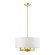 Cresthaven Four Light Chandelier in Satin Brass (107|48784-12)