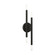 Soho Four Light Wall Sconce in Black w/Brushed Nickel (107|46771-04)