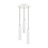 Ardmore Three Light Pendant in Shiny White w/ Polished Chromes (107|46753-69)