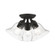 Moreland Three Light Semi-Flush Mount in Black (107|46489-04)