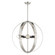 Modesto Five Light Chandelier in Brushed Nickel w/ Blacks (107|46416-91)