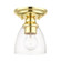 Montgomery One Light Semi-Flush Mount in Polished Brass (107|46331-02)