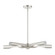 Acra Five Light Chandelier in Brushed Nickel (107|45915-91)