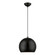 Stockton One Light Pendant in Shiny Black w/Polished Chrome (107|45482-68)