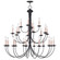 Heritage 24 Light Chandelier in Black (107|4537-04)