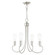 Bari Four Light Chandelier in Brushed Nickel (107|42924-91)