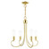Bari Four Light Chandelier in Polished Brass (107|42924-02)