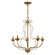 Katarina Five Light Chandelier in Antique Gold Leaf (107|42905-48)