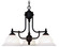 North Port Three Light Chandelier in Black (107|4253-04)