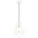 Knox One Light Pendant in Shiny White w/ Polished Chromes (107|41324-69)