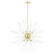 Utopia 16 Light Foyer Pendant in Satin Brass (107|41260-12)